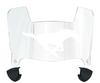 SMU Mustangs Mini Football Helmet Visor Shield w/ Clips - PICK VISOR & LOGO COLOR