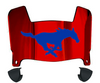 SMU Mustangs Mini Football Helmet Visor Shield w/ Clips - PICK VISOR & LOGO COLOR