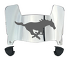 SMU Mustangs Mini Football Helmet Visor Shield w/ Clips - PICK VISOR & LOGO COLOR