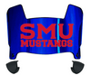 SMU Mustangs Mini Football Helmet Visor Shield w/ Clips - PICK VISOR & LOGO COLOR