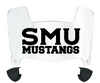 SMU Mustangs Mini Football Helmet Visor Shield w/ Clips - PICK VISOR & LOGO COLOR