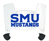 SMU Mustangs Mini Football Helmet Visor Shield w/ Clips - PICK VISOR & LOGO COLOR