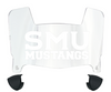 SMU Mustangs Mini Football Helmet Visor Shield w/ Clips - PICK VISOR & LOGO COLOR