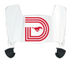 SMU Mustangs Mini Football Helmet Visor Shield w/ Clips - PICK VISOR & LOGO COLOR
