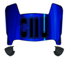 SMU Mustangs Mini Football Helmet Visor Shield w/ Clips - PICK VISOR & LOGO COLOR