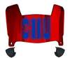 SMU Mustangs Mini Football Helmet Visor Shield w/ Clips - PICK VISOR & LOGO COLOR