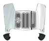 SMU Mustangs Mini Football Helmet Visor Shield w/ Clips - PICK VISOR & LOGO COLOR
