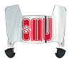 SMU Mustangs Mini Football Helmet Visor Shield w/ Clips - PICK VISOR & LOGO COLOR