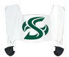 Sacramento State Hornets Mini Football Helmet Visor Shield w/ Clips - PICK VISOR & LOGO COLOR