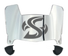 Sacramento State Hornets Mini Football Helmet Visor Shield w/ Clips - PICK VISOR & LOGO COLOR