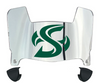 Sacramento State Hornets Mini Football Helmet Visor Shield w/ Clips - PICK VISOR & LOGO COLOR