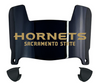 Sacramento State Hornets Mini Football Helmet Visor Shield w/ Clips - PICK VISOR & LOGO COLOR