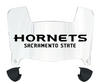 Sacramento State Hornets Mini Football Helmet Visor Shield w/ Clips - PICK VISOR & LOGO COLOR