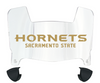 Sacramento State Hornets Mini Football Helmet Visor Shield w/ Clips - PICK VISOR & LOGO COLOR