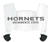 Sacramento State Hornets Mini Football Helmet Visor Shield w/ Clips - PICK VISOR & LOGO COLOR