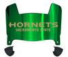 Sacramento State Hornets Mini Football Helmet Visor Shield w/ Clips - PICK VISOR & LOGO COLOR