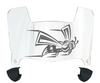 Sacramento State Hornets Mini Football Helmet Visor Shield w/ Clips - PICK VISOR & LOGO COLOR