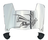 Sacramento State Hornets Mini Football Helmet Visor Shield w/ Clips - PICK VISOR & LOGO COLOR