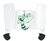 Sacramento State Hornets Mini Football Helmet Visor Shield w/ Clips - PICK VISOR & LOGO COLOR