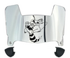 Sacramento State Hornets Mini Football Helmet Visor Shield w/ Clips - PICK VISOR & LOGO COLOR