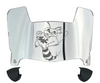 Sacramento State Hornets Mini Football Helmet Visor Shield w/ Clips - PICK VISOR & LOGO COLOR