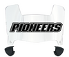 Sacred Heart Pioneers Mini Football Helmet Visor Shield w/ Clips - PICK VISOR & LOGO COLOR