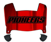 Sacred Heart Pioneers Mini Football Helmet Visor Shield w/ Clips - PICK VISOR & LOGO COLOR