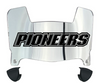 Sacred Heart Pioneers Mini Football Helmet Visor Shield w/ Clips - PICK VISOR & LOGO COLOR