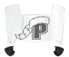 Sacred Heart Pioneers Mini Football Helmet Visor Shield w/ Clips - PICK VISOR & LOGO COLOR