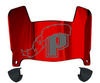 Sacred Heart Pioneers Mini Football Helmet Visor Shield w/ Clips - PICK VISOR & LOGO COLOR