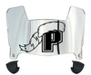 Sacred Heart Pioneers Mini Football Helmet Visor Shield w/ Clips - PICK VISOR & LOGO COLOR