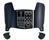 Sacred Heart Pioneers Mini Football Helmet Visor Shield w/ Clips - PICK VISOR & LOGO COLOR