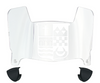 Sacred Heart Pioneers Mini Football Helmet Visor Shield w/ Clips - PICK VISOR & LOGO COLOR