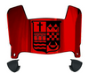 Sacred Heart Pioneers Mini Football Helmet Visor Shield w/ Clips - PICK VISOR & LOGO COLOR