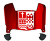Sacred Heart Pioneers Mini Football Helmet Visor Shield w/ Clips - PICK VISOR & LOGO COLOR