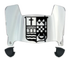 Sacred Heart Pioneers Mini Football Helmet Visor Shield w/ Clips - PICK VISOR & LOGO COLOR