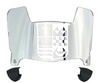 Sacred Heart Pioneers Mini Football Helmet Visor Shield w/ Clips - PICK VISOR & LOGO COLOR