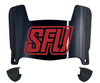 Saint Francis Red Flash Mini Football Helmet Visor Shield w/ Clips - PICK VISOR & LOGO COLOR