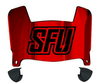 Saint Francis Red Flash Mini Football Helmet Visor Shield w/ Clips - PICK VISOR & LOGO COLOR