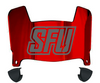 Saint Francis Red Flash Mini Football Helmet Visor Shield w/ Clips - PICK VISOR & LOGO COLOR