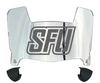 Saint Francis Red Flash Mini Football Helmet Visor Shield w/ Clips - PICK VISOR & LOGO COLOR