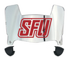 Saint Francis Red Flash Mini Football Helmet Visor Shield w/ Clips - PICK VISOR & LOGO COLOR
