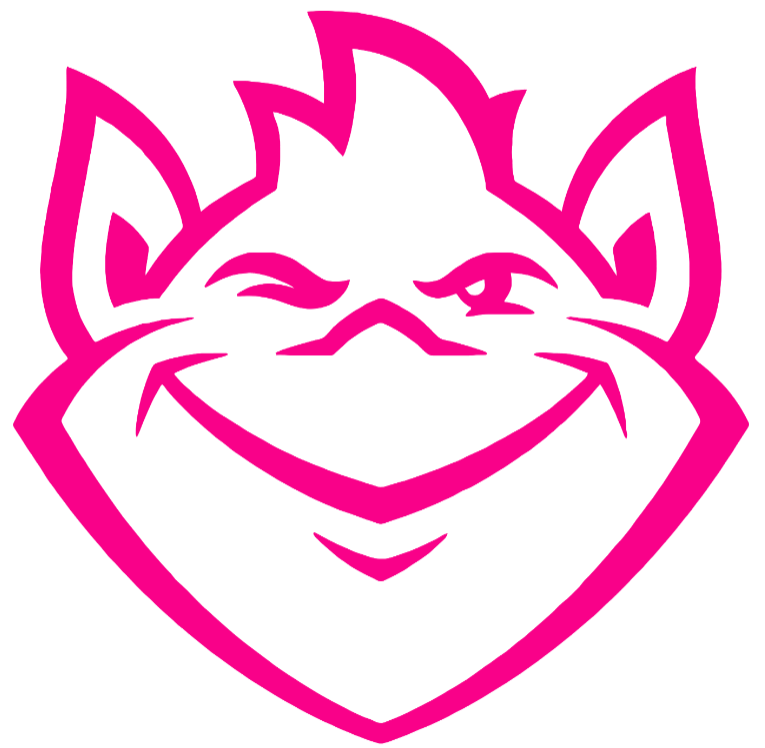 Saint Louis Billikens Hot Pink Team Logo Premium DieCut Vinyl Decal PICK SIZE