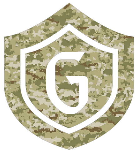 Saint Marys Gaels Alternate Team Logo Salute to Service Camouflage Camo Vinyl Decal PICK SIZE