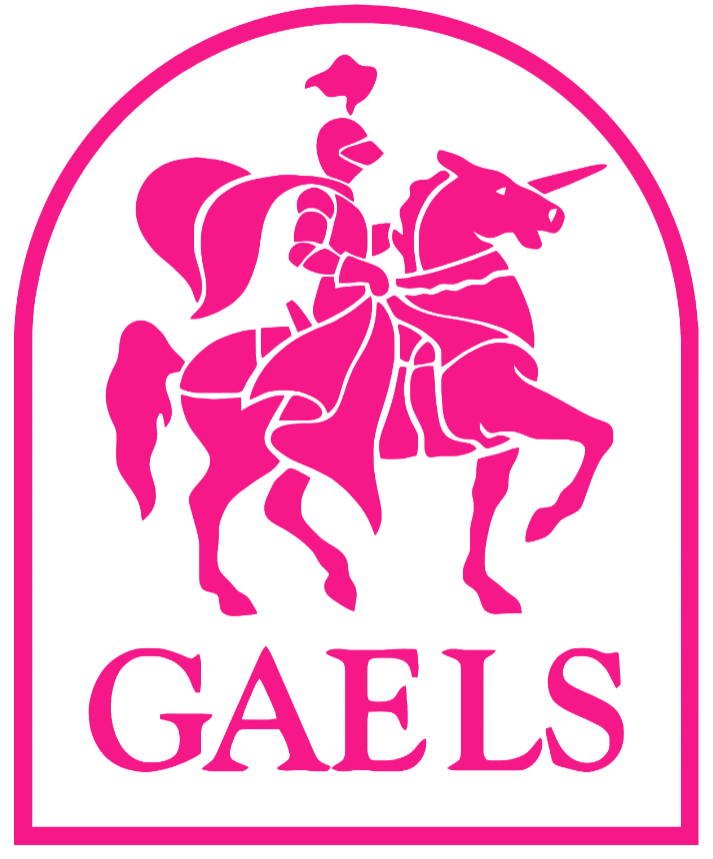 Saint Marys Gaels Hot Pink Retro Throwback Logo Premium DieCut Vinyl Decal PICK SIZE