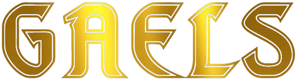 Saint Marys Gaels GOLD CHROME MIRROR Team Name Logo Premium DieCut Vinyl Decal PICK SIZE