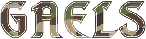 Saint Marys Gaels Woodland Camo Camouflage Team Name Logo Premium DieCut Vinyl Decal PICK SIZE