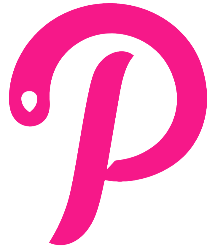 Saint Peters Peacocks Hot Pink P Logo Premium DieCut Vinyl Decal PICK SIZE
