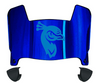 Saint Peters Peacocks Mini Football Helmet Visor Shield w/ Clips - PICK VISOR & LOGO COLOR