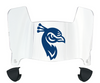 Saint Peters Peacocks Mini Football Helmet Visor Shield w/ Clips - PICK VISOR & LOGO COLOR